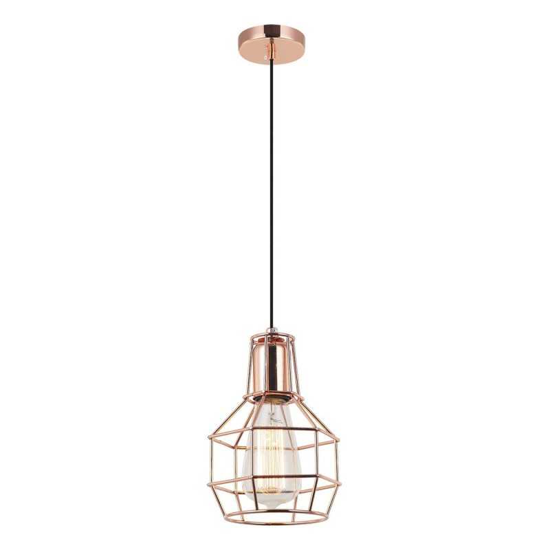 Simple pendant BOAST iron E27 LED
