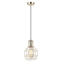 Simple pendant BOAST iron E27 LED