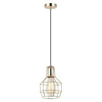 Simple pendant BOAST iron E27 LED
