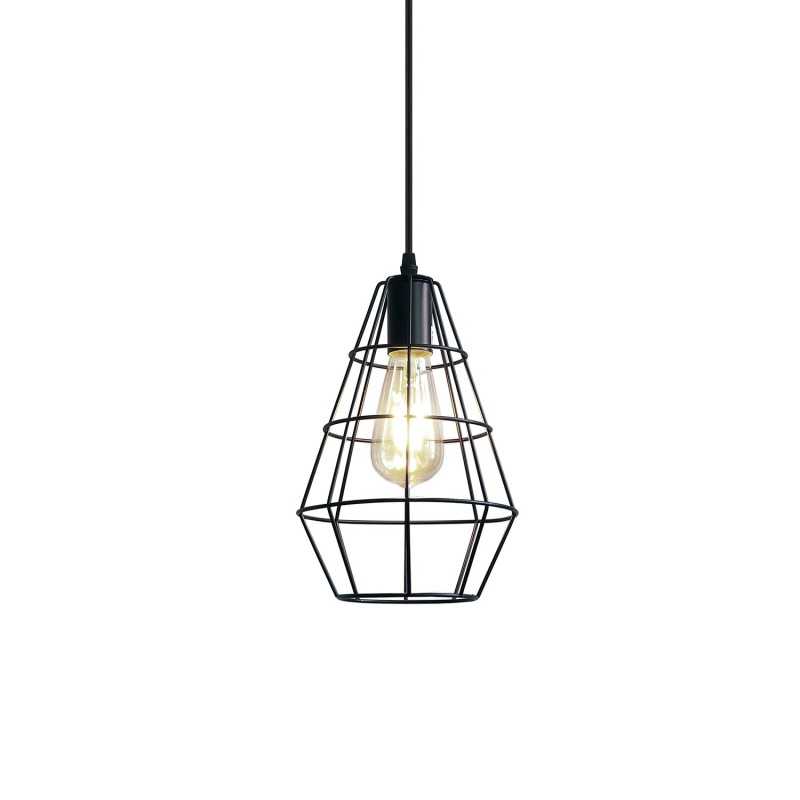 Simple pendant light JOANY metal E27 LED