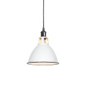 Simple pendant lamp CAPOU iron E27 LED colors