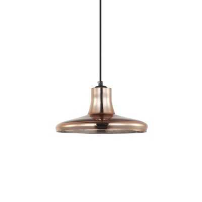 Simple pendant lamp with GU10 crystal in various colors