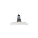 Simple pendant lamp with GU10 crystal in various colors