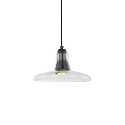 Simple pendant lamp with GU10 crystal in various colors
