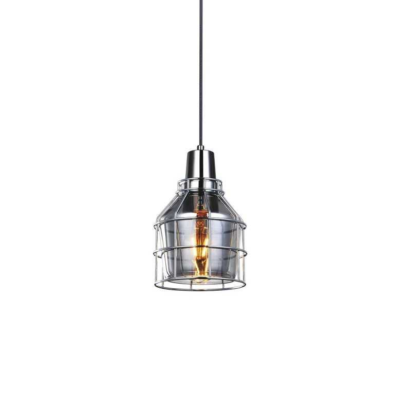 Simple pendant light LOIRE crystal E27 LED colors