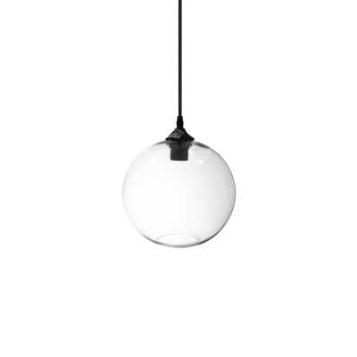 NEUZY simple pendant light with E27 LED crystal in colors