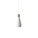 MUANCE simple pendant light in black aluminum with GU10 socket
