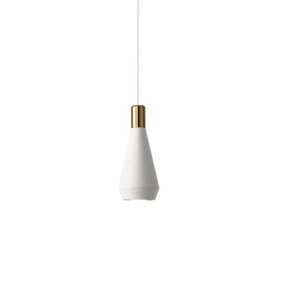MUANCE simple pendant light in black aluminum with GU10 socket
