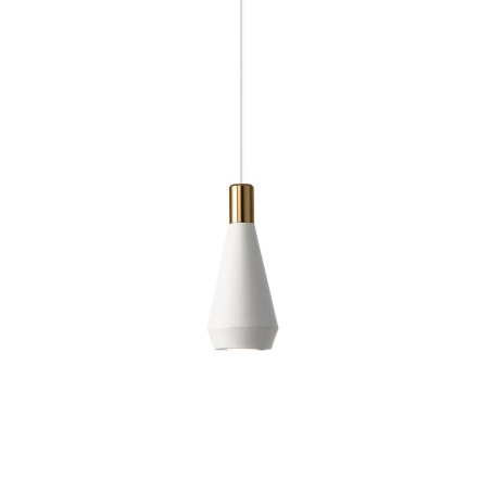 MUANCE simple pendant light in black aluminum with GU10 socket