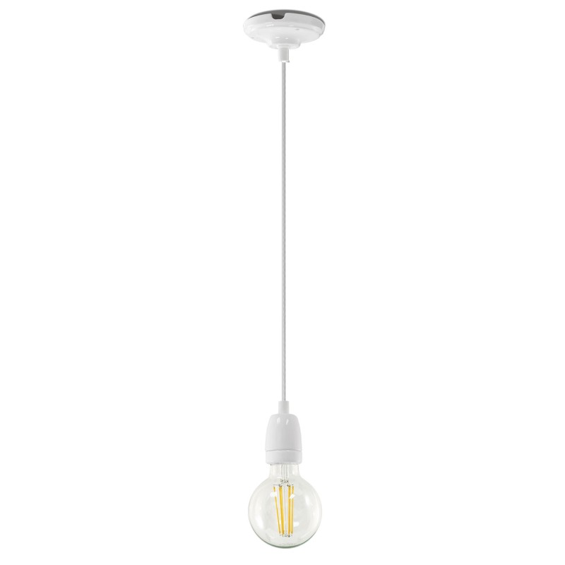 RAUST simple pendant ceramic E27 LED