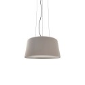 Simple pendant light GARES iron E27 LED
