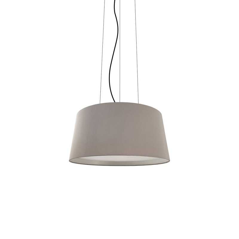 Simple pendant light GARES iron E27 LED