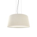Simple pendant light GARES iron E27 LED