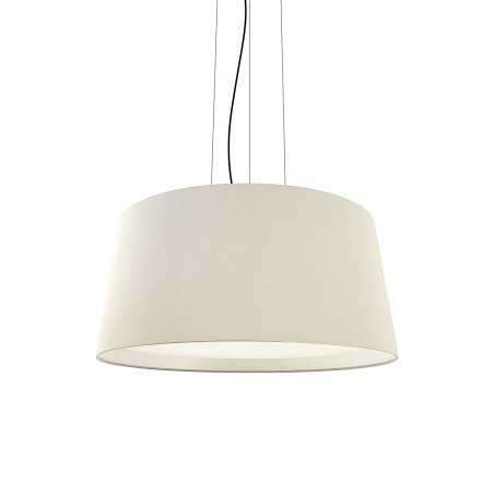 Simple pendant light GARES iron E27 LED