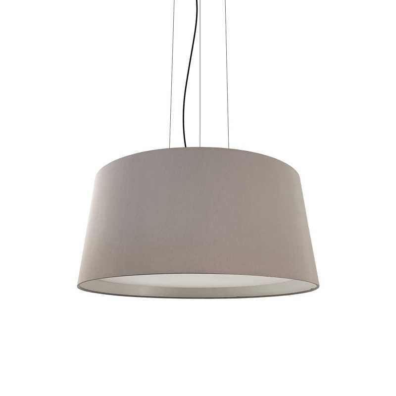 Simple pendant light GARES iron E27 LED
