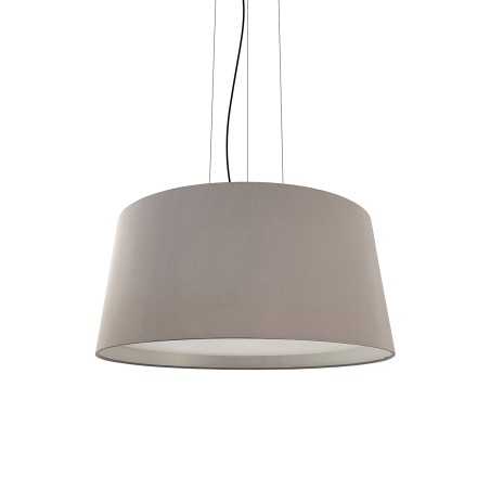 Simple pendant light GARES iron E27 LED