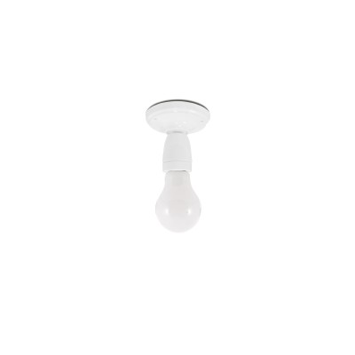 VEZOL ceramic wall light fixture with E27 LED bulb