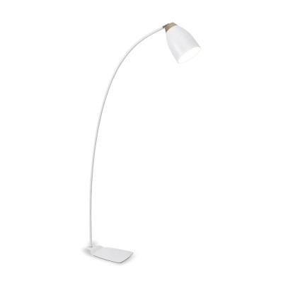 Floor lamp KERUGAN wood E27 LED