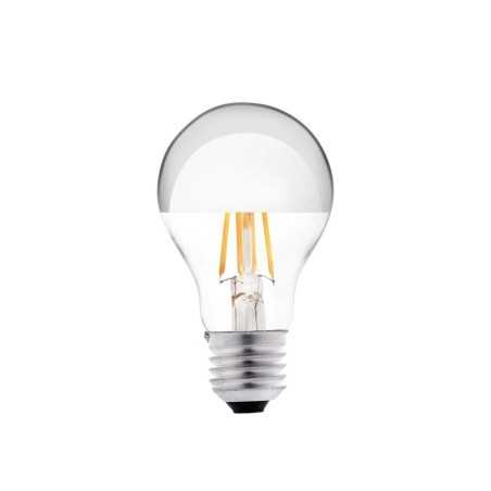 Vintage LED bulb E27 8W 640lm amber silver dome
