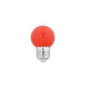 Red spherical LED bulb for garland 1