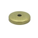 Brass globe holder cap 63mm diameter x 10mm