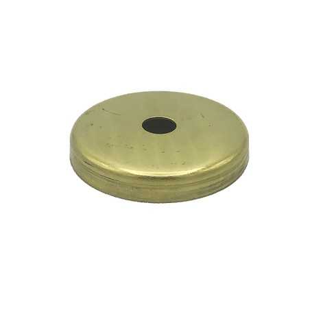 Brass globe holder cap 63mm diameter x 10mm