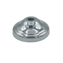 Lamp holder cover with chrome trim 64mm diameter x 7mm