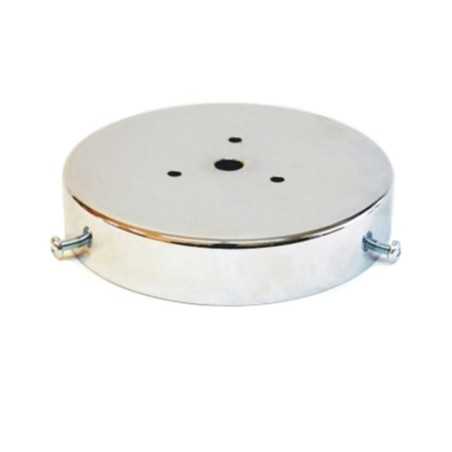 Chrome balloon holder 85mm x 18mm with screws