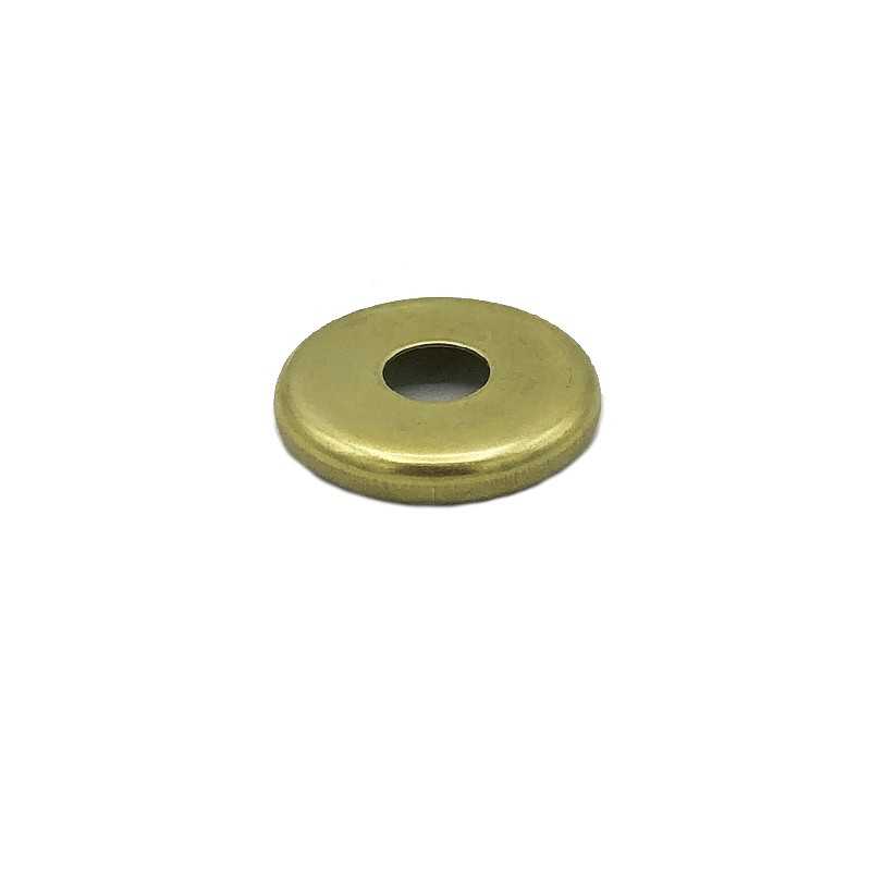 Brass globe holder cap 26mm diameter x 3mm