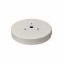 White 97mm x 18mm balloon holder with screws