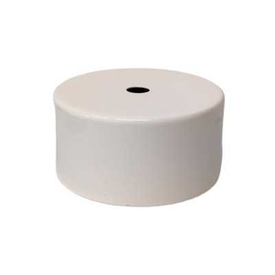 White balloon cover cap 78mm diameter x 37mm
