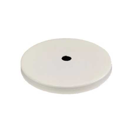 White balloon cover cap 60mm diameter x 2mm