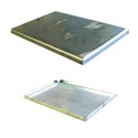 Rectangular base of raw iron 345mm x 230mm edge