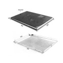 Rectangular base of raw iron 345mm x 230mm edge