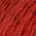 Braided decorative textile cable sold by the meter, approved, in red.
