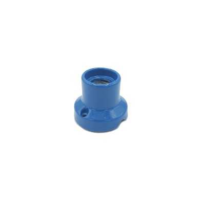 Porcelain straight socket lamp for walls and ceilings E27