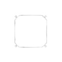 Square frame for creating pendant lights