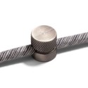 Metal cable grommets for walls and ceilings