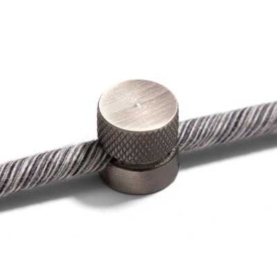 Metal cable grommets for walls and ceilings
