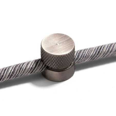 Metal cable grommets for walls and ceilings