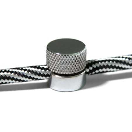 Metal cable grommets for walls and ceilings