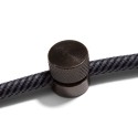 Metal cable grommets for walls and ceilings