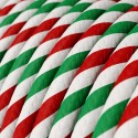 Decorative textile cable by the meter, Italian certified stamp.