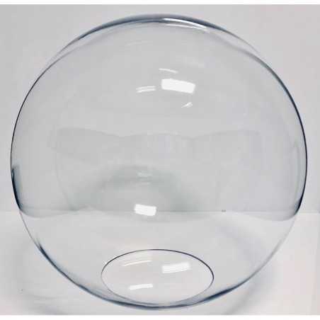 Transparent PMMA acrylic globe without neck