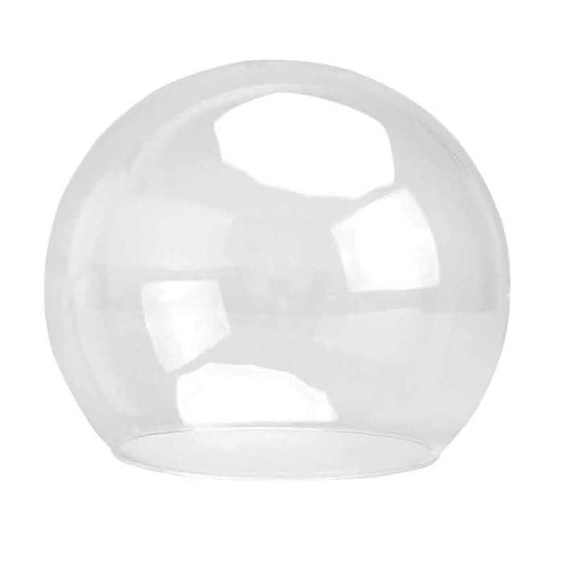 Three-quarter transparent polycarbonate globe