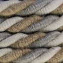 Decorative twisted jute rope, sack type, 16mm thickness