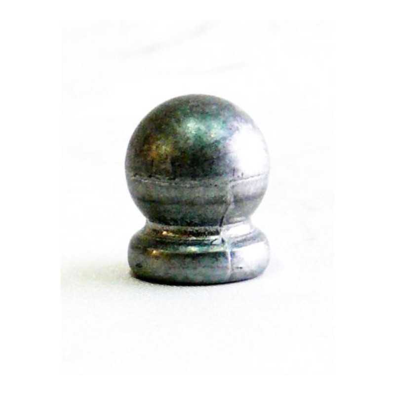 Final decorative ball type stopper made of 18mm zamak