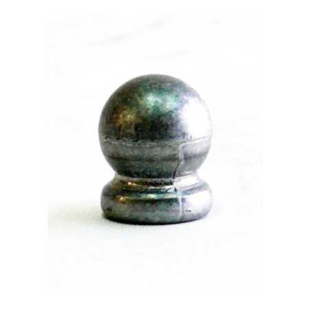 Final decorative ball type stopper made of 18mm zamak