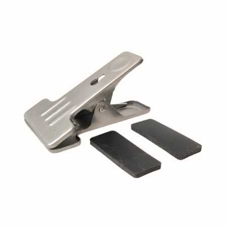 Raw iron forceps to hold a flexo or lamp