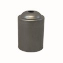 Decorative raw iron cover for E27 socket 42.5mm x 60mm